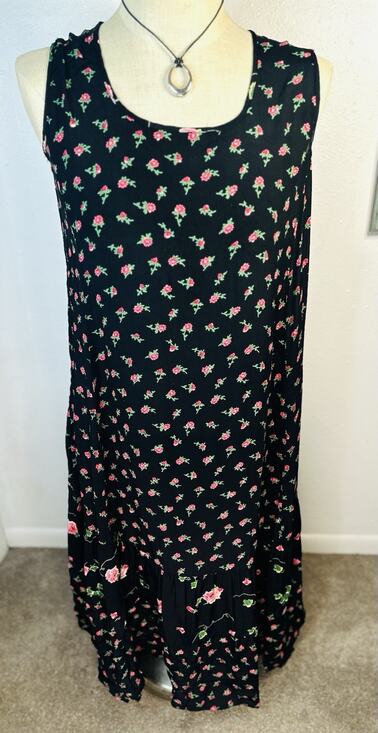 Vidtoria Holley Dresses & Skirts - Vintage Victoria Holley Floral Cottage Whimsygoth Dress Petite Small Travel